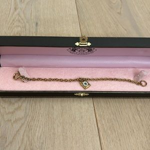 Juicy couture gold charm bracelet